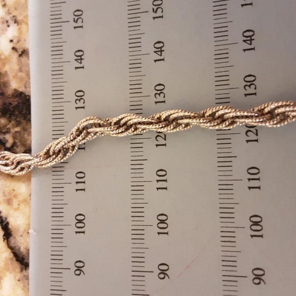 VTG. 1980'S ITALIAN SOLID 925 STERLING DIAMOND CUT ROPE BRACELET 7.5" 12 GRAMS - Picture 7 of 16